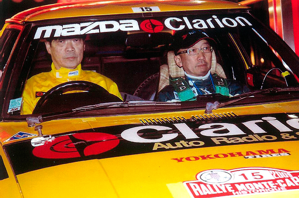 Hajime Nakagawa og Osam Morikawa er eneste japanske mandskab i Int. 16. Rallye Monte Carlo Historique 2013.
(Foto: Åge Keseler Kirketerp)
